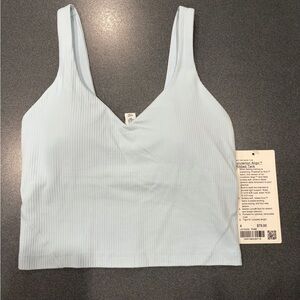 Lululemon Athletica powder Blue Ribbed align Tank size 4